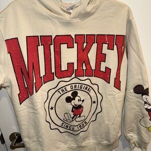 Woman’s Mickey Mouse hoodie size large Disney brand